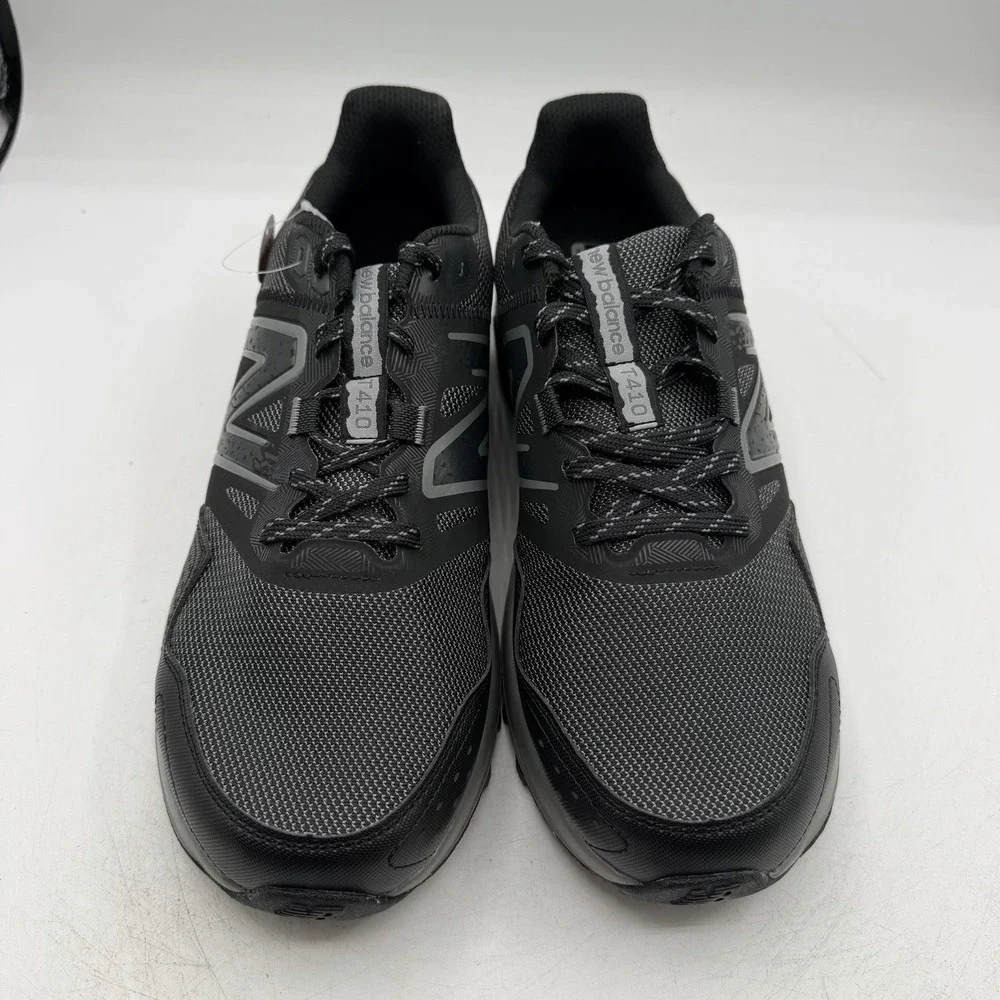 New Balance T410 Trail Running Shoes Men 10 4E EXTRA WIDE Black Sneaker MT410LB8